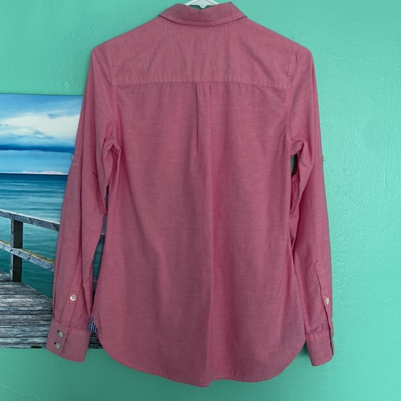 🐳Vineyard Vines Pink Popover Top🐳 - Picture 7 of 11